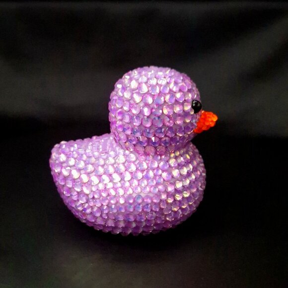 Lavender Rubber Duck, Bling Duck, Jeep Ducks, Spring Gift, Easter Gift - Picture 7 of 10